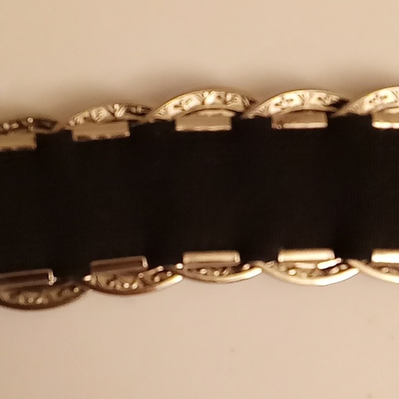 NEW VINTAGE AZTEC CONCHO Engrave Design Boho Hippie Sz S/L Sliver-Black Color PD